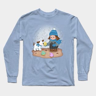 Cute Chicks Long Sleeve T-Shirt